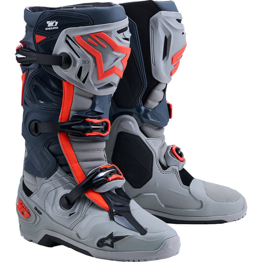 Alpinestars Tech 10 Enduro Boots (7, Dark Gray/Medium Gray)