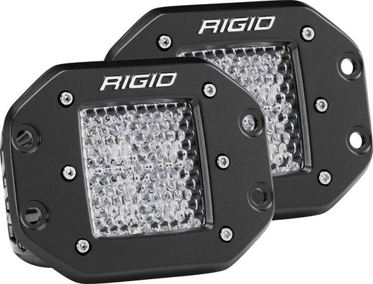 Rigid Industries 212513 D-Series Pro Pod Lights - Flush Mount - Diffused Pattern