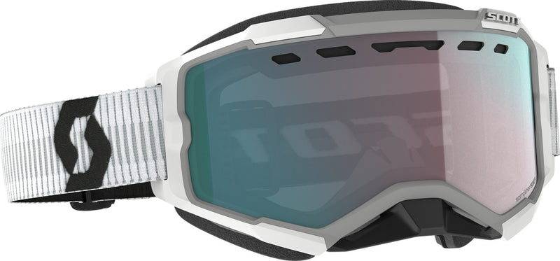 Load image into Gallery viewer, White / Enhancer Aqua Chrome Lens
