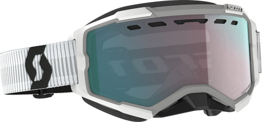 White / Enhancer Aqua Chrome Lens