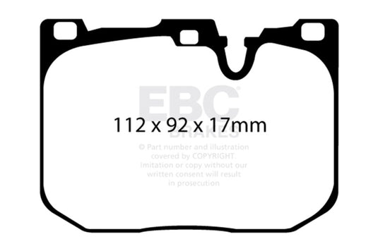 Ebc DP82130RPX EBC RP-X Brake Pad Sets