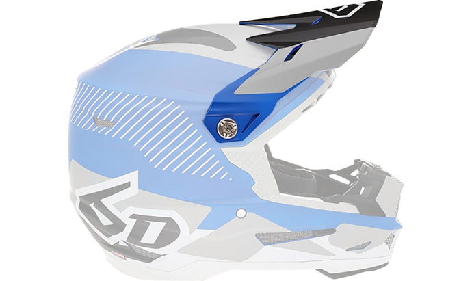 6D Visor for ATR-2 Helmet - Fusion Blue