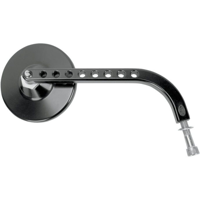 Joker Machine 03-016R View Tech VII Billet Mirror - Black Anodized - Right