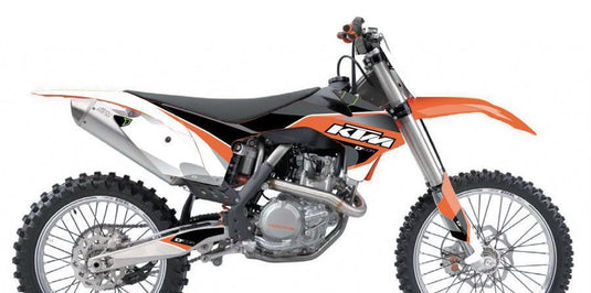 Dcor 20-30-201 KTM Race Complete Graphics Kit - White