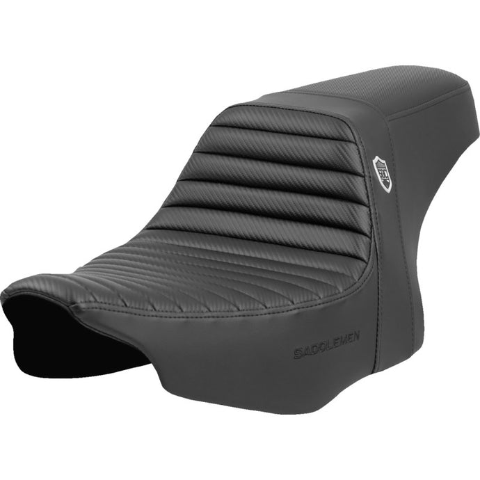 Saddlemen SC82307T Pro Series SDC Performance Gripper Seat without Driver Backrest - Tuck-n roll