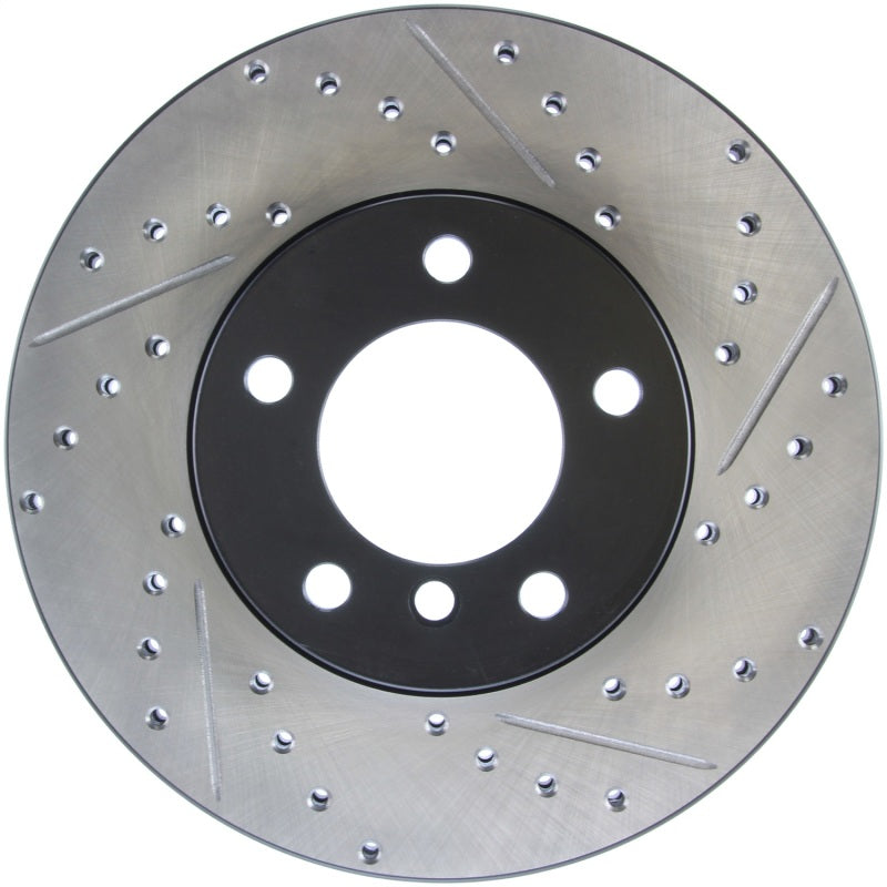 Load image into Gallery viewer, Stoptech 127.34108L ST Slot &amp; Drill Brake Rotors
