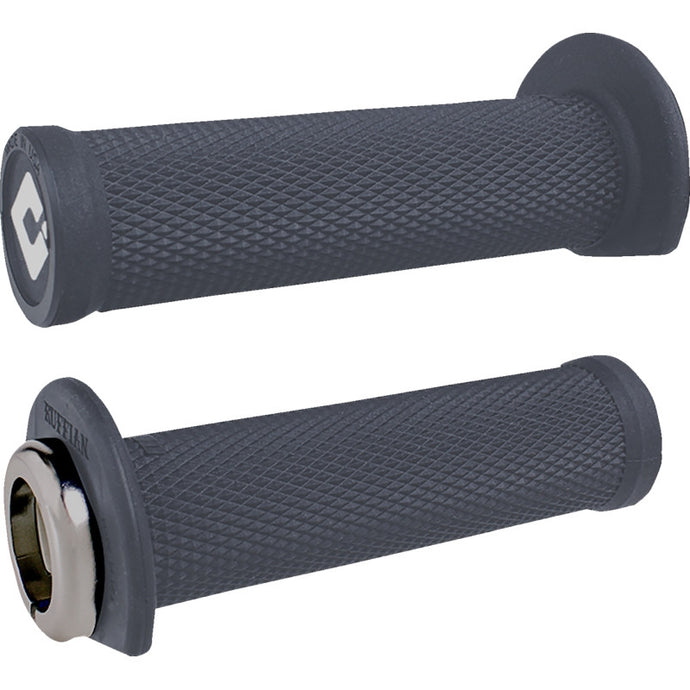 Odi J33RFH-S ATV Ruffian V2 Lock On Grips - 125mm - Graphite/Silver