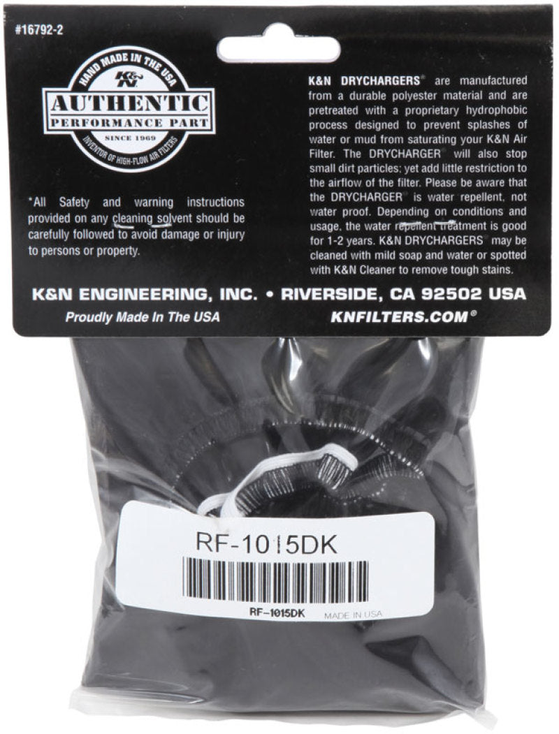 Load image into Gallery viewer, K&amp;N Engineering RF-1015DK KN DryCharger Air Filter Wrap
