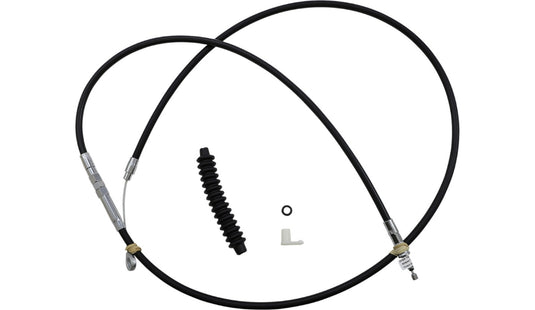 Drag Specialties 0652-2370 Alternative Length Black Vinyl High Efficiency Clutch Cable - 74in.
