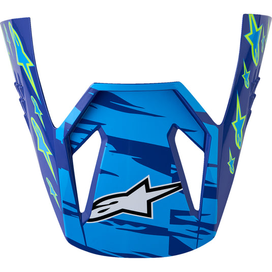 Alpinestars Visor for S-M3 Falcon Helmet - Blue/Yellow/Pink