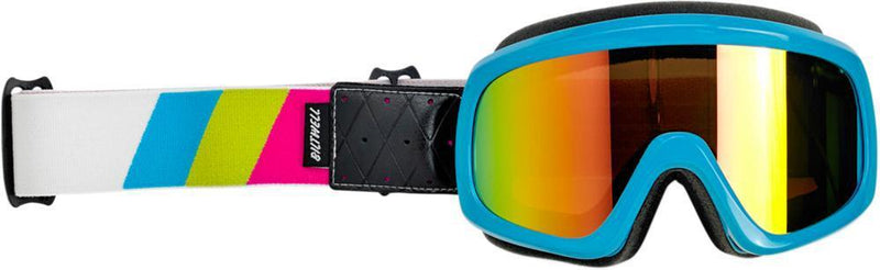 Load image into Gallery viewer, Tri Stripe Pink/Green/Cyan / Clear Lens
