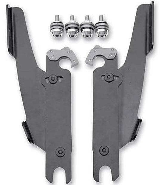 Memphis Shades MEK1961 Trigger-Lock Mount Kit for Bullet Fairing - Black