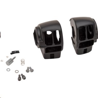 Drag Specialties 0616-0354 Switch Housing Kit - Matte Black