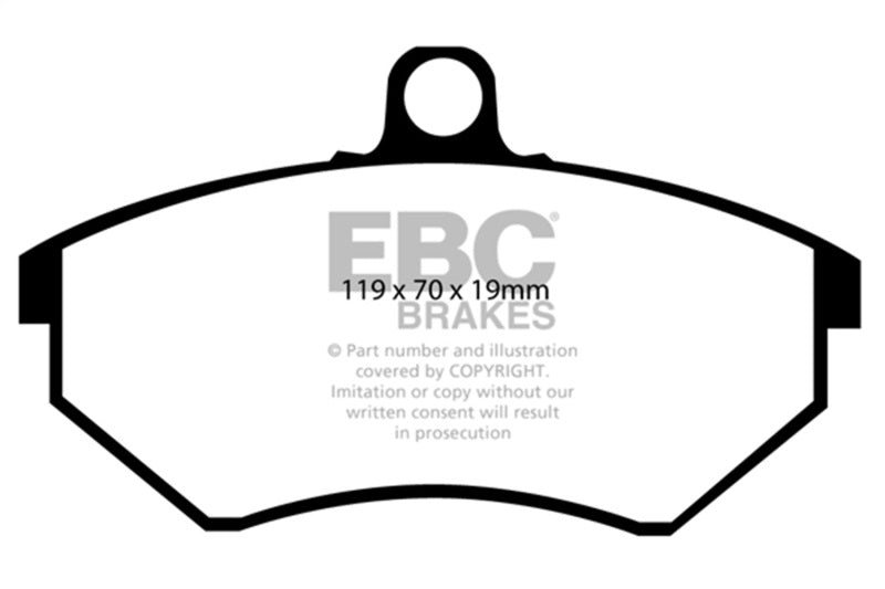 Load image into Gallery viewer, Ebc DP4841/2R EBC Yellowstuff Brake Pad Sets

