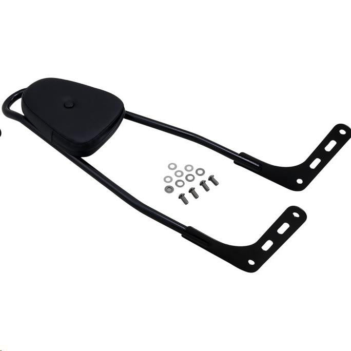 Motherwell 156T18-GB-WP One-Piece Sissy Bars - Gloss Black