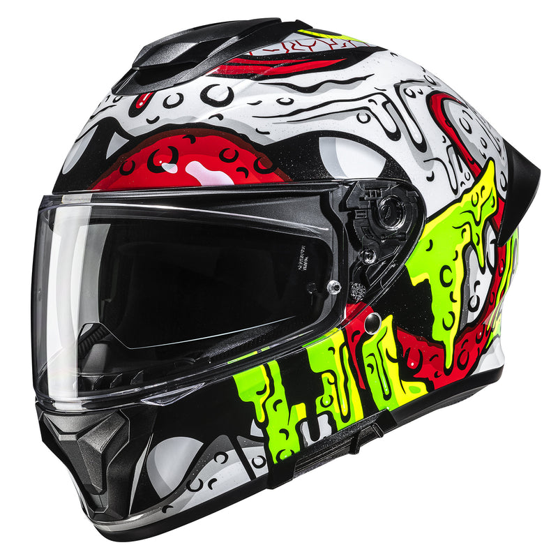 Load image into Gallery viewer, Hjc C71 Squeeze Helmet (Large, Green/Red (MC-41))
