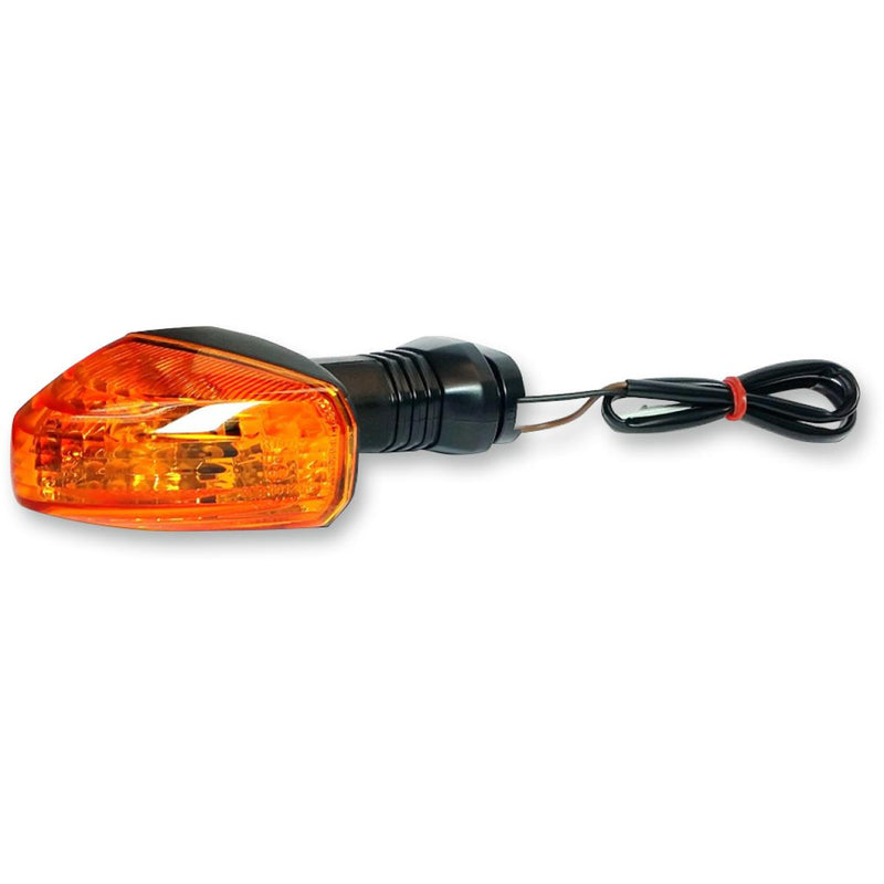 K&S Technologies 25-2301 Turn Signal - Front Right - Black/Amber Lens