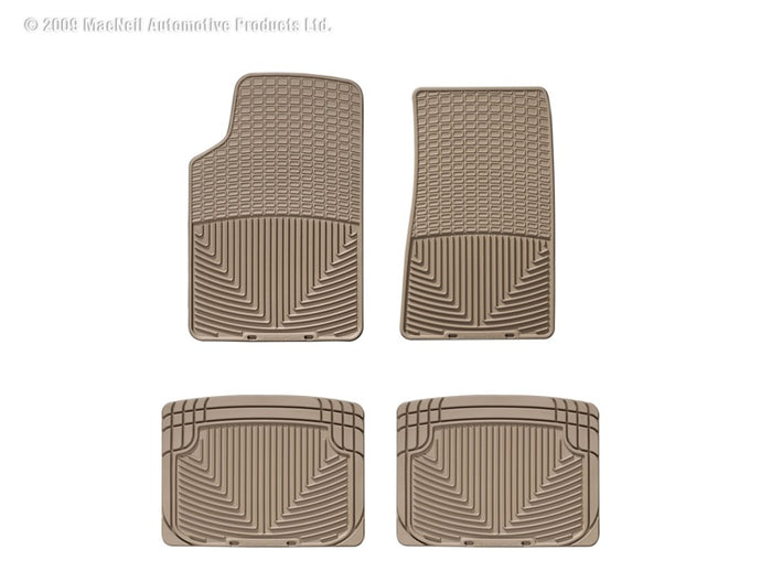 Weathertech W47TN-W20TN WT Rubber Mats - Rear - Tan