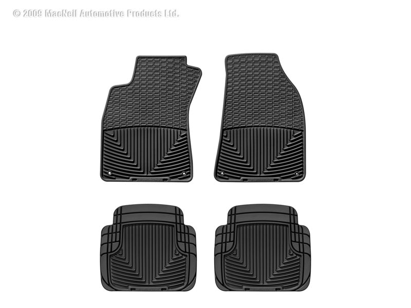 Load image into Gallery viewer, Weathertech W67-W50 WT Rubber Mats - Rear - Blk
