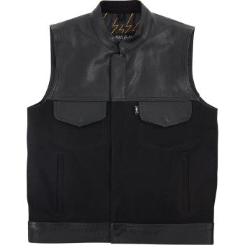 Thrashin Supply Company Kanan Riding Vests (Medium, Black)