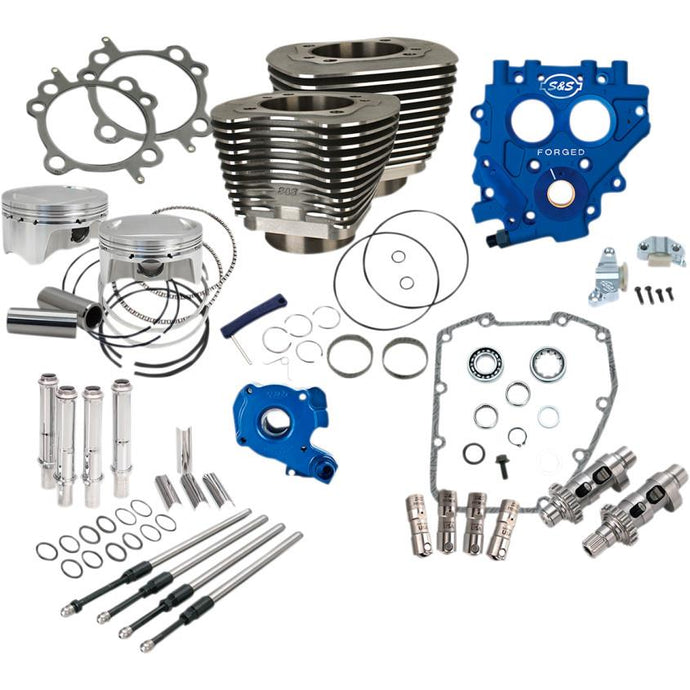 S&S Cycle 330-0664 Power Package - Chain Drive - Black
