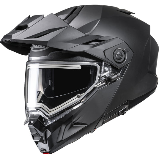 Hjc i80 Solid Modular Snow Electric Helmet (X-Small, Semi Flat Black)