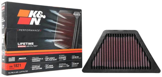 K&N Engineering BM-1821 KN Motorcycle Direct Fit Air Filters