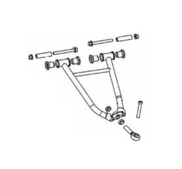 Spi SM-08274 Bushing and Bolt Kit for Chrome Moly Upper A-Arms