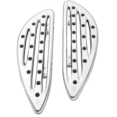 Arlen Ness 06-838 Deep Cut Driver Floorboards - Chrome