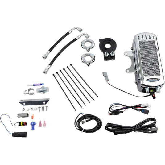 Ultracool SMS8-1C Frame Mounted Oil Cooler Kit - Chrome
