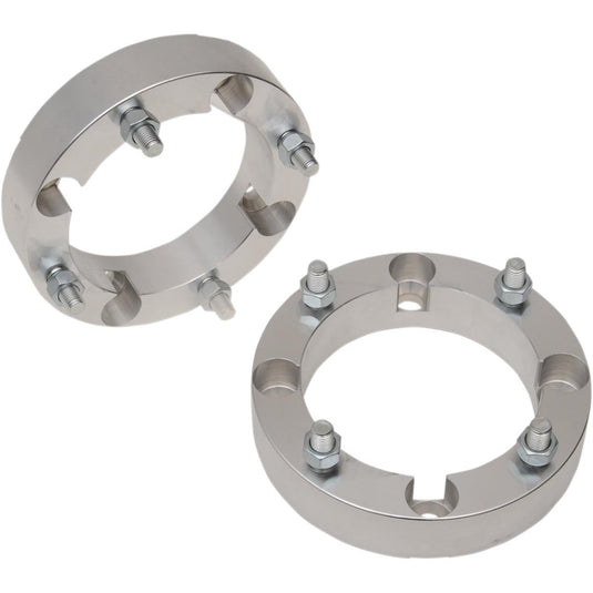 Moose Utility MO41104110-1.5 1 1/2in. Aluminum Wheel Spacers - 4/110 Bolt Pattern - 10mm Stud