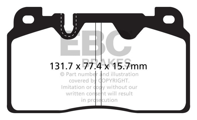 Ebc DP22168 EBC Greenstuff Brake Pad Sets