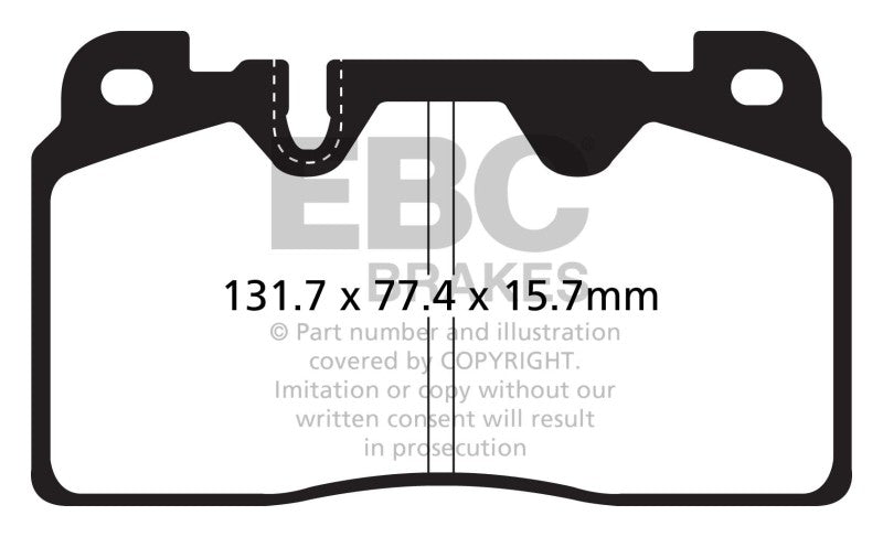 Load image into Gallery viewer, Ebc DP22168 EBC Greenstuff Brake Pad Sets

