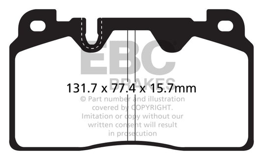 Ebc DP22168 EBC Greenstuff Brake Pad Sets