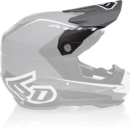 6D Visor for ATR-1 Helmet - Stealth White