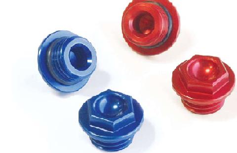 Works Connection 24-191 Oil Filler Plug - Blue