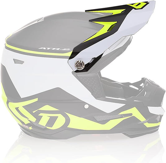 6D Visor for ATR-2 Helmet - Drive Neon Yellow