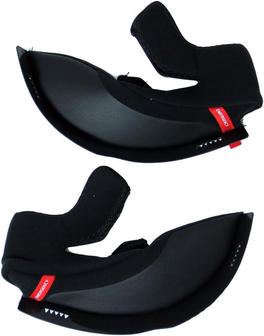 6D Cheekpads for ATS-1R Helmet - 40mm - Lg-2XL
