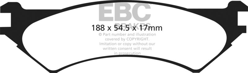 Load image into Gallery viewer, Ebc DP61787 EBC Greenstuff Brake Pad Sets

