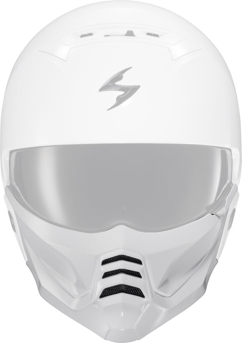 Scorpion Face Mask for Covert 2 Helmets -  Gloss White - XS-Lg