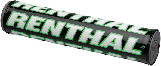 Renthal P286 Team Issue SX Crossbar Pad - 9.5in./240mm - Black/Green/White