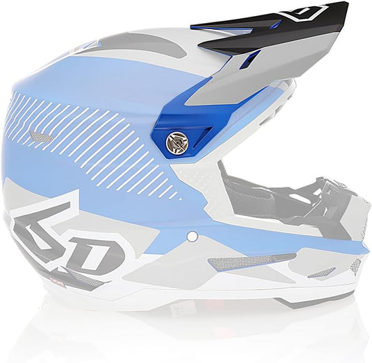 6D Visor for ATR-2 Helmet - Fusion Blue