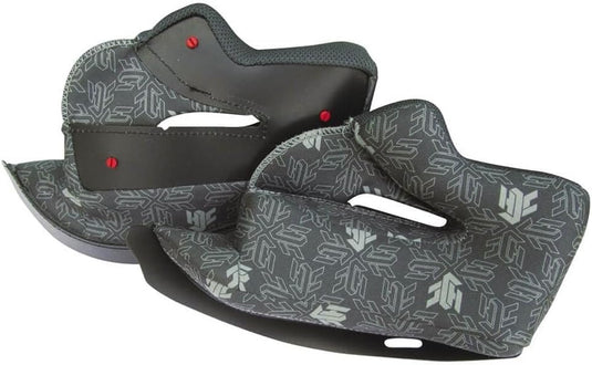 Hjc Cheek Pads for CL-X7 Helmets - Gray - Md/2XL (25mm)