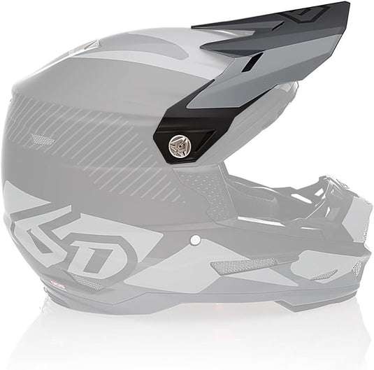 6D Visor for ATR-2 Helmet - Fusion Black