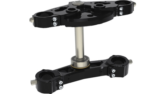 Hawg Halters Inc 49FL24-AX23 49mm Triple Tree - 7deg. - Black