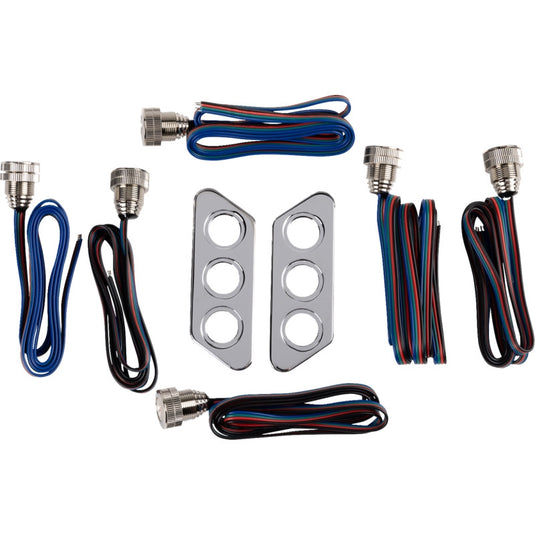 Paul Yaffe Originals PYO:TSLP-C Thunder-Pod Taillight Kit - Chrome