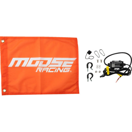 Moose Racing SB-RGBBT-151-PU RGB Bluetooth Whip It Light Rod - 5ft.