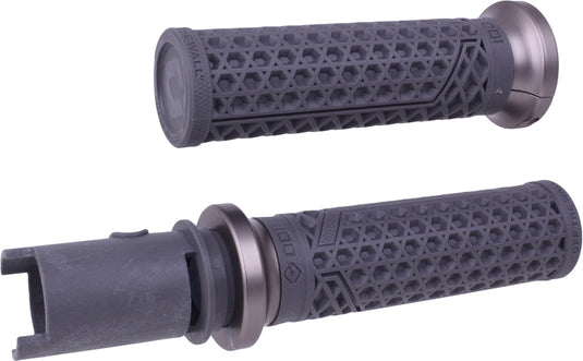 Odi V31VHTCH-H Harley Davidson Vans Lock-On Grips - Graphite/Gun Metal