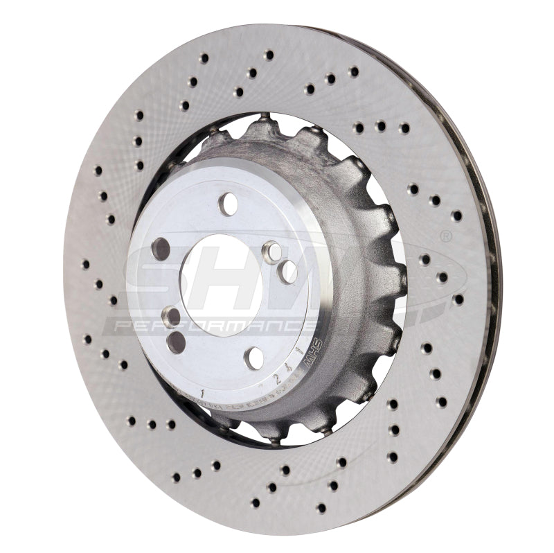Load image into Gallery viewer, Shw Performance BRL48503 SHW Drilled Lightweight Rotors
