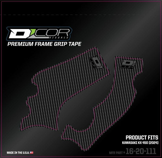 Dcor 16-20-111 Frame Grip Guard Decals - Grey